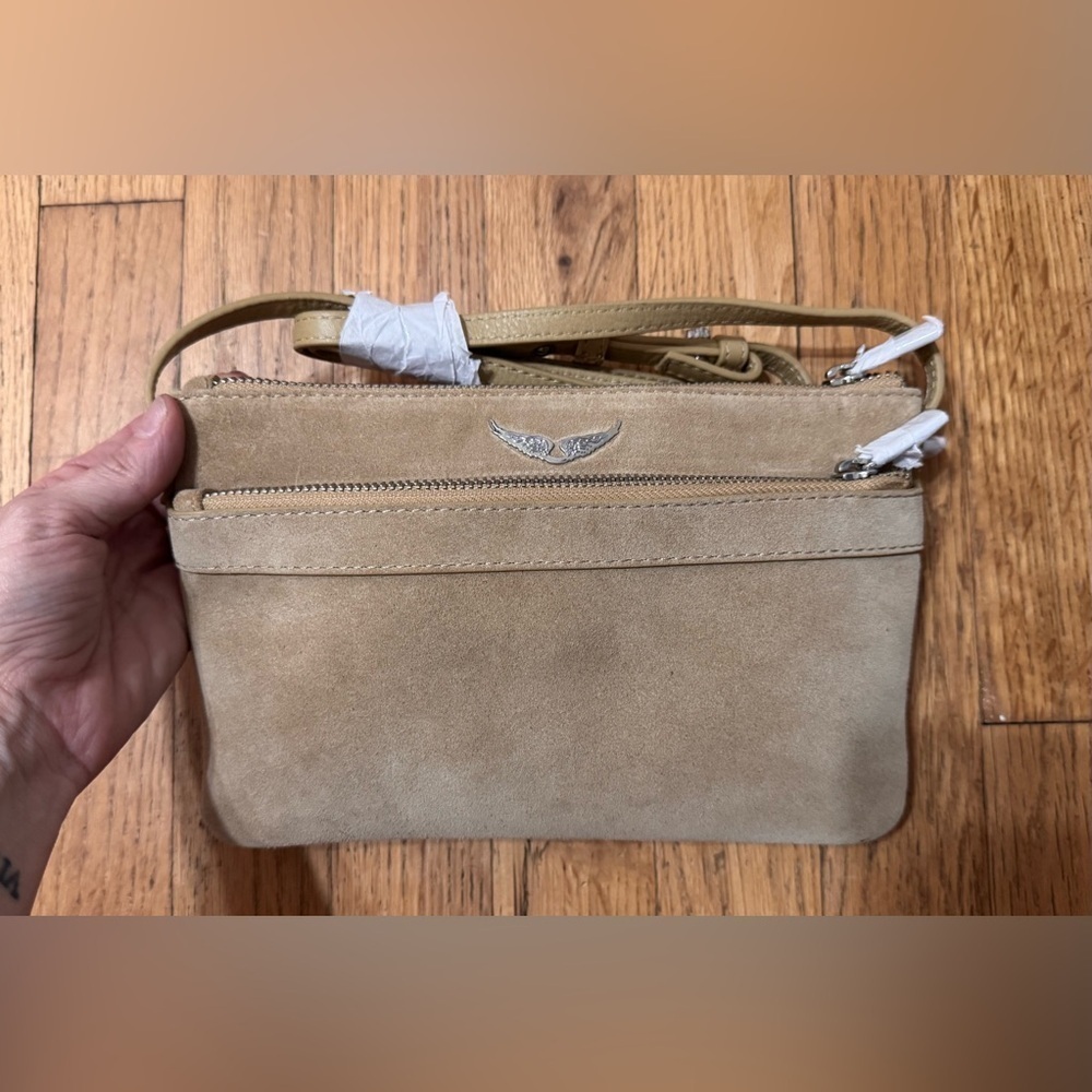 Zadig and Voltaire suade crossbody in Taupe